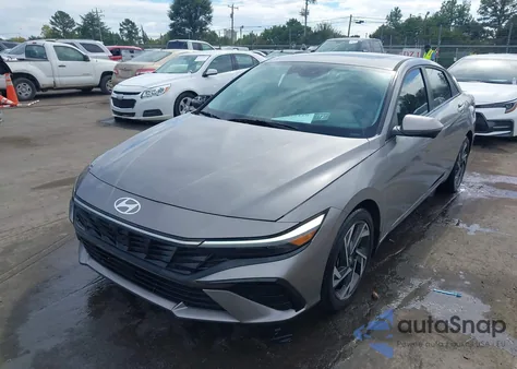 2024 Hyundai Elantra Limited from USA, damaged, VIN KMHLP4DG4RU662057